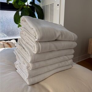 Pottery Barn Brixton Textured Curtain, Light Filtering, 50x108” (set of 6)